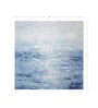 Turquoise Wave Abstract Vinyl Abstract Self Adhesive Wallpaper (3 ft X 3 ft)