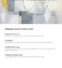 Slate Gold Circles Vinyl Abstract Self Adhesive Wallpaper (3 ft X 3 ft)