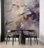 Amethyst Cloud Abstract Vinyl Abstract Self Adhesive Wallpaper (3 ft X 3 ft)