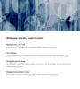 Blue Geometric Circles Vinyl Abstract Self Adhesive Wallpaper (3 ft X 3 ft)