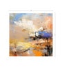 Amber Storm Abstract Vinyl Abstract Self Adhesive Wallpaper (3 ft X 3 ft)