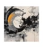 Golden Ring Abstract Vinyl Abstract Self Adhesive Wallpaper (3 ft X 3 ft)