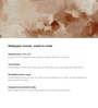 Terracotta Wave Abstract Vinyl Abstract Self Adhesive Wallpaper (3 ft X 3 ft)
