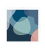 Blue Pebble Abstract Vinyl Abstract Self Adhesive Wallpaper (3 ft X 3 ft)