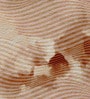 Terracotta Wave Abstract Vinyl Abstract Self Adhesive Wallpaper (3 ft X 3 ft)