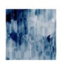 Blue Geometric Circles Vinyl Abstract Self Adhesive Wallpaper (3 ft X 3 ft)
