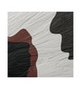 Maroon Scratch Abstract Vinyl Abstract Self Adhesive Wallpaper (3 ft X 3 ft)