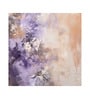 Violet Sunset Abstract Vinyl Abstract Self Adhesive Wallpaper (3 ft X 3 ft)