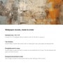 Stone Ink Abstract Vinyl Abstract Self Adhesive Wallpaper (3 ft X 3 ft)