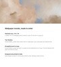 Peach Cloud Wash Vinyl Abstract Self Adhesive Wallpaper (3 ft X 3 ft)