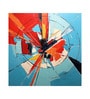 Radiant Burst Abstract Vinyl Abstract Self Adhesive Wallpaper (3 ft X 3 ft)
