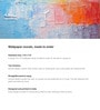 Rose Blue Abstract Vinyl Abstract Self Adhesive Wallpaper (3 ft X 3 ft)