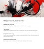 Red Circle Brushwork Vinyl Abstract Self Adhesive Wallpaper (3 ft X 3 ft)