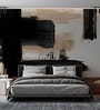 Ink Wash Minimal Abstract Vinyl Abstract Self Adhesive Wallpaper (3 ft X 3 ft)