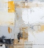 Golden Blue Abstract Vinyl Abstract Self Adhesive Wallpaper (3 ft X 3 ft)
