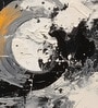 Golden Ring Abstract Vinyl Abstract Self Adhesive Wallpaper (3 ft X 3 ft)
