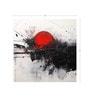 Eclipse Ink Abstract Vinyl Abstract Self Adhesive Wallpaper (3 ft X 3 ft)