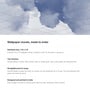 Indigo Cloud Wash Vinyl Abstract Self Adhesive Wallpaper (3 ft X 3 ft)