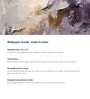 Amethyst Cloud Abstract Vinyl Abstract Self Adhesive Wallpaper (3 ft X 3 ft)
