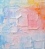 Rose Blue Abstract Vinyl Abstract Self Adhesive Wallpaper (3 ft X 3 ft)