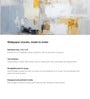 Golden Blue Abstract Vinyl Abstract Self Adhesive Wallpaper (3 ft X 3 ft)