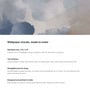 Dusty Blue Cloudscape Vinyl Abstract Self Adhesive Wallpaper (3 ft X 3 ft)