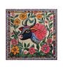 Folk Bull Tapestry Vinyl Animals Self Adhesive Wallpaper (3 ft X 3 ft)