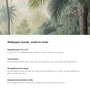 Tropical Palm Close-up Vinyl Botanical Self Adhesive Wallpaper (3 ft X 3 ft)