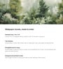 Pine Forest Serenity Vinyl Botanical Self Adhesive Wallpaper (3 ft X 3 ft)