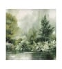 Pine Forest Serenity Vinyl Botanical Self Adhesive Wallpaper (3 ft X 3 ft)