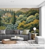 Golden Tuscan Countryside Vinyl Botanical Self Adhesive Wallpaper (3 ft X 3 ft)