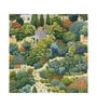 Castle Garden Vista Vinyl Botanical Self Adhesive Wallpaper (3 ft X 3 ft)