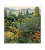 Lush Garden Greenery Vinyl Botanical Self Adhesive Wallpaper (3 ft X 3 ft)