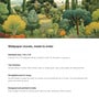 Tuscan Hillside View Vinyl Botanical Self Adhesive Wallpaper (3 ft X 3 ft)