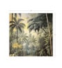 Savanna Palm Lakeside Vinyl Botanical Self Adhesive Wallpaper (3 ft X 3 ft)