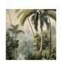 Serene Palm Lakeview Vinyl Botanical Self Adhesive Wallpaper (3 ft X 3 ft)
