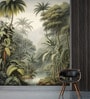 Rainforest Palm Wall Vinyl Botanical Self Adhesive Wallpaper (3 ft X 3 ft)