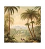 Heron Lakeside Palms Vinyl Botanical Self Adhesive Wallpaper (3 ft X 3 ft)