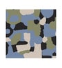 Mid-Century Shape Mosaic Vinyl Decorative Self Adhesive Wallpaper (3 ft X 3 ft)