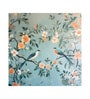 Blue Blossom Bird Branch Vinyl Decorative Self Adhesive Wallpaper (3 ft X 3 ft)