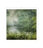Emerald Textured Wall Vinyl Decorative Self Adhesive Wallpaper (3 ft X 3 ft)