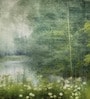 Emerald Textured Wall Vinyl Decorative Self Adhesive Wallpaper (3 ft X 3 ft)