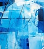 Sapphire Brush Texture Vinyl Decorative Self Adhesive Wallpaper (3 ft X 3 ft)