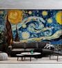 Starry Night Inspired Vinyl Decorative Self Adhesive Wallpaper (3 ft X 3 ft)