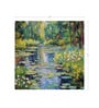 Willow Pond Reflection Vinyl Decorative Self Adhesive Wallpaper (3 ft X 3 ft)