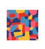 Bright Mosaic Shapes Vinyl Decorative Self Adhesive Wallpaper (3 ft X 3 ft)
