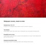 Crimson Abstract Texture Vinyl Decorative Self Adhesive Wallpaper (3 ft X 3 ft)