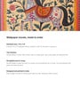 Vintage Folk Tapestry Vinyl Decorative Self Adhesive Wallpaper (3 ft X 3 ft)