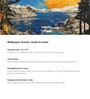 Golden Moonlit Mountains Vinyl Decorative Self Adhesive Wallpaper (3 ft X 3 ft)