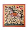 Vintage Folk Tapestry Vinyl Decorative Self Adhesive Wallpaper (3 ft X 3 ft)